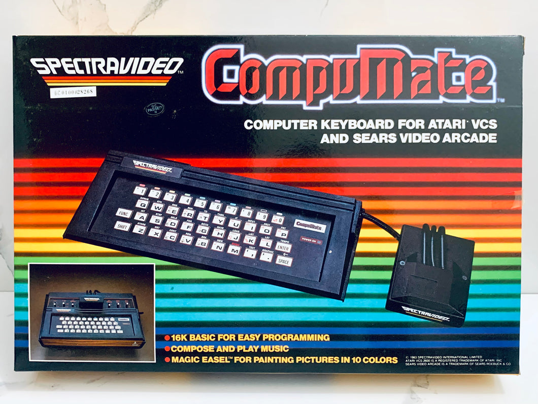 Compumate Keyboard - 16K - Atari VCS 2600 - NTSC - Brand New