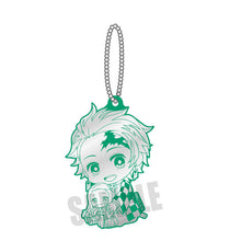 Load image into Gallery viewer, Kimetsu no Yaiba - Kamado Nezuko - Kamado Tanjirou - Gyugyutto - Reflector Keychain
