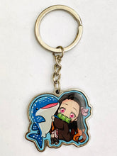 Load image into Gallery viewer, Kimetsu No Yaiba - Kamado Nezuko - Metal Keychain - Okinawa Limited - Whale Shark ver.
