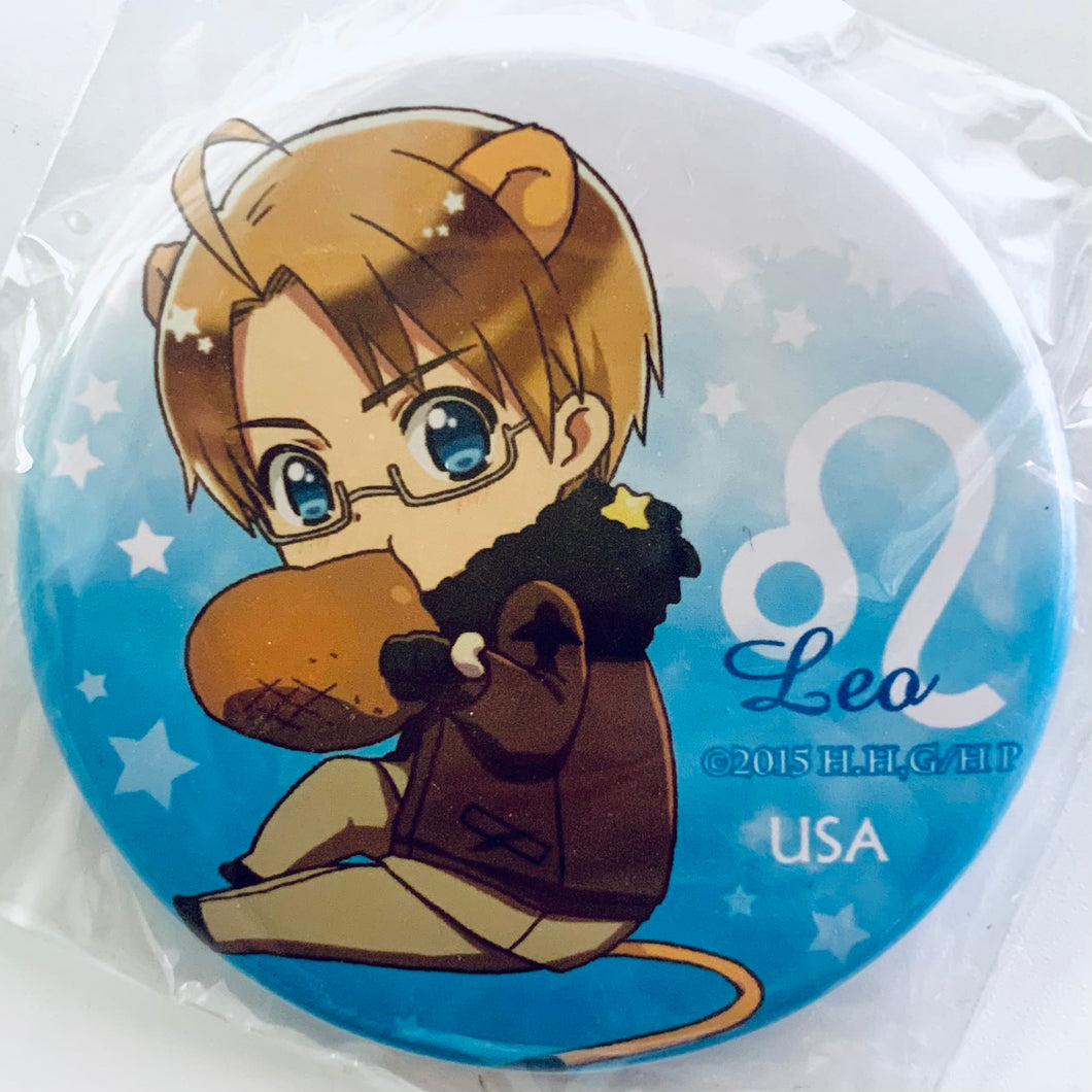 Hetalia Axis Powers - USA - Can Badge