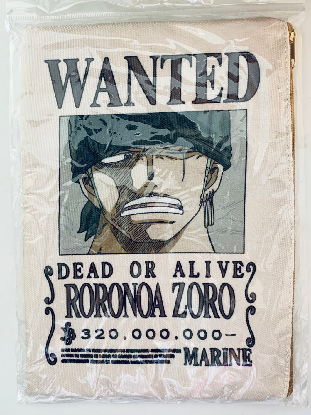 One Piece - Roronoa Zoro - Wanted Poster Pouch