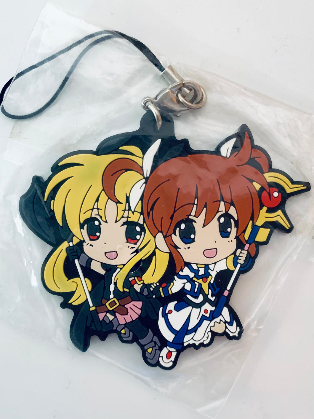 Mahou Shoujo Lyrical Nanoha Innocent - Fate T. Harlaown - Takamachi Nanoha - Ichiban Kuji Premium 1st Duel - Rubber Strap