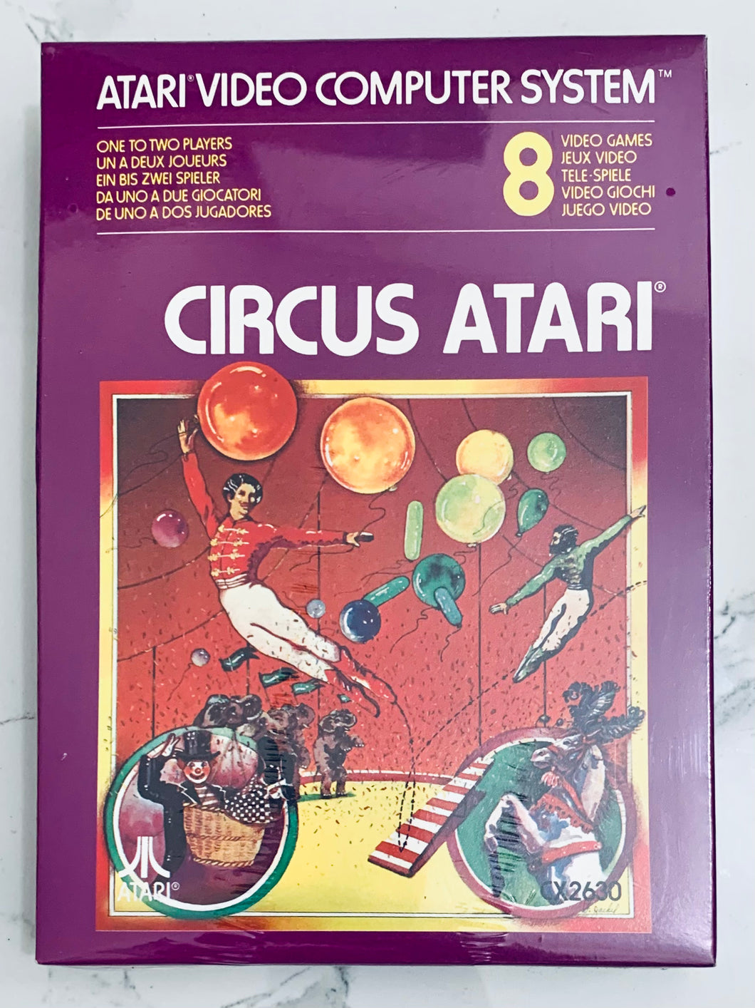 Circus Atari - Atari VCS 2600 - NTSC - Brand New