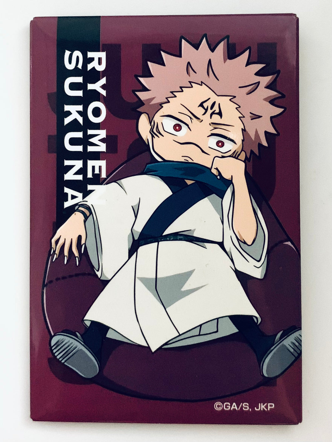 Jujutsu Kaisen - Sukuna - Double-sided - Square CAN Badge Yurutto Cushion Series