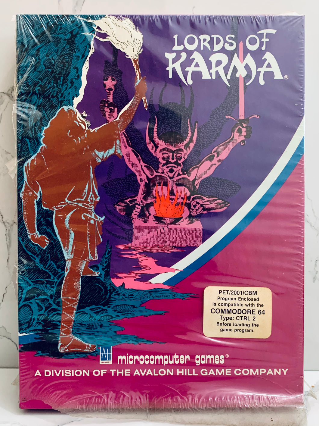 Lords of Karma - Atari 400/800, Apple II, PET, TRS-80, C64 - Cassette - NTSC - Brand New