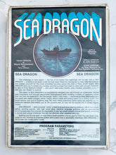 Cargar imagen en el visor de la galería, Sea Dragon - Atari 400/800/1200 XL/XE - 16K Tape - NTSC - CIB
