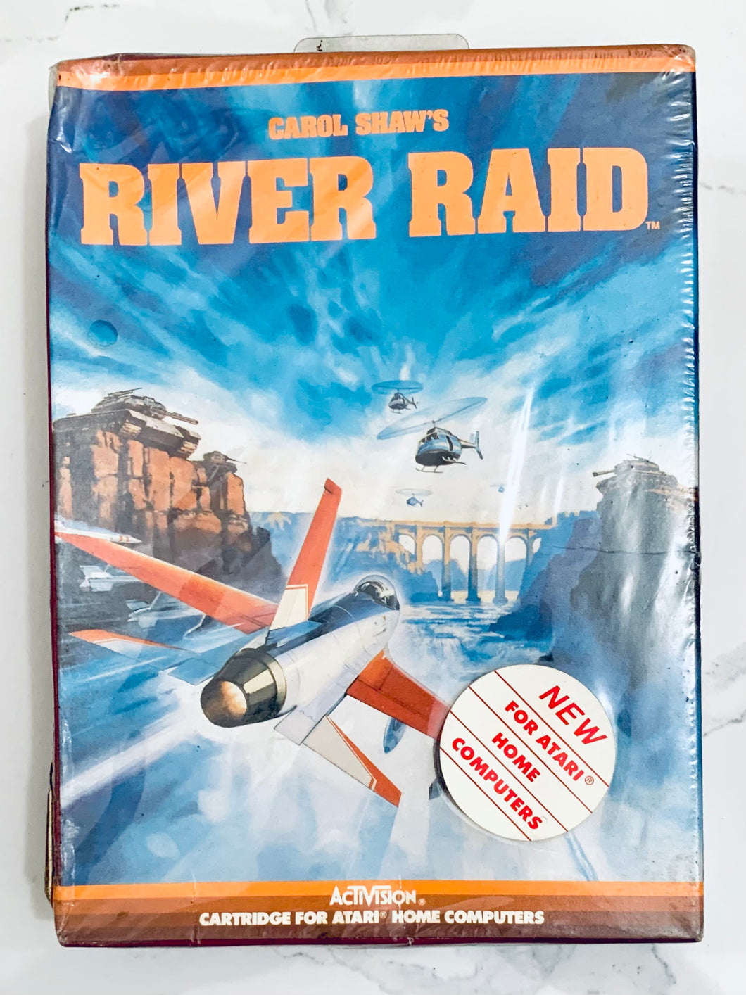 River Raid - Atari 400/800/1200 XL/XE - Cartridge - NTSC - Brand New