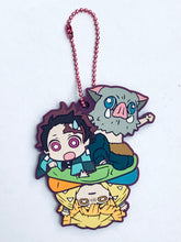 Cargar imagen en el visor de la galería, Kimetsu no Yaiba - Agatsuma Zenitsu - Hashibira Inosuke - Kamado Tanjirou - Chara Banchoukou Rubber Mascot Fourth Form
