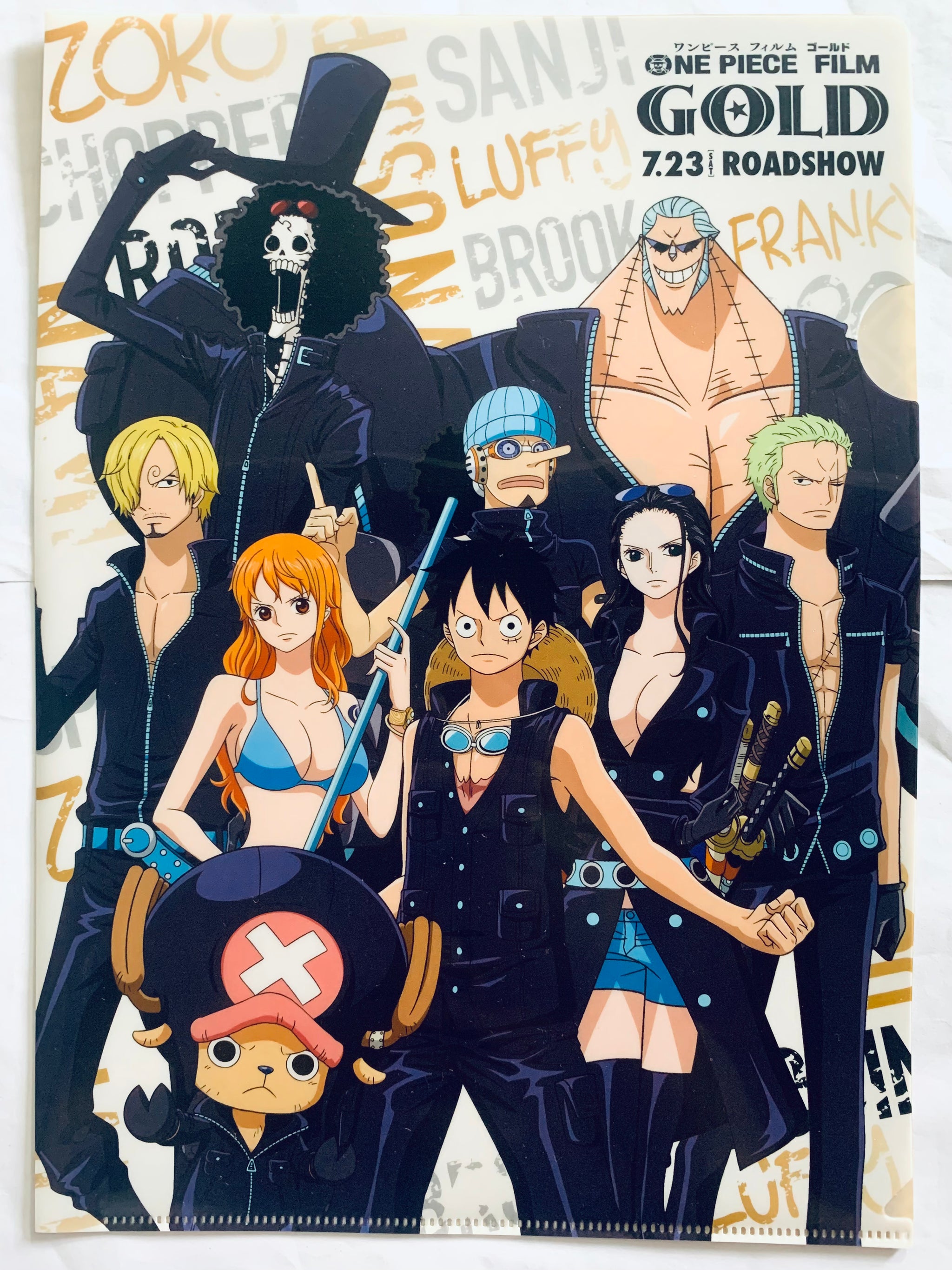 One Piece Film Gold - Brook - Franky - Monkey D. Luffy