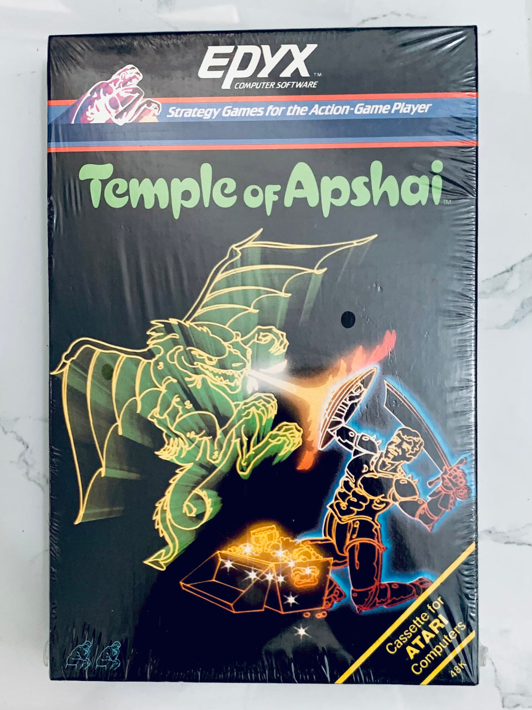 Temple of Apshai - Atari 400/800 - Cassette - NTSC - Brand New