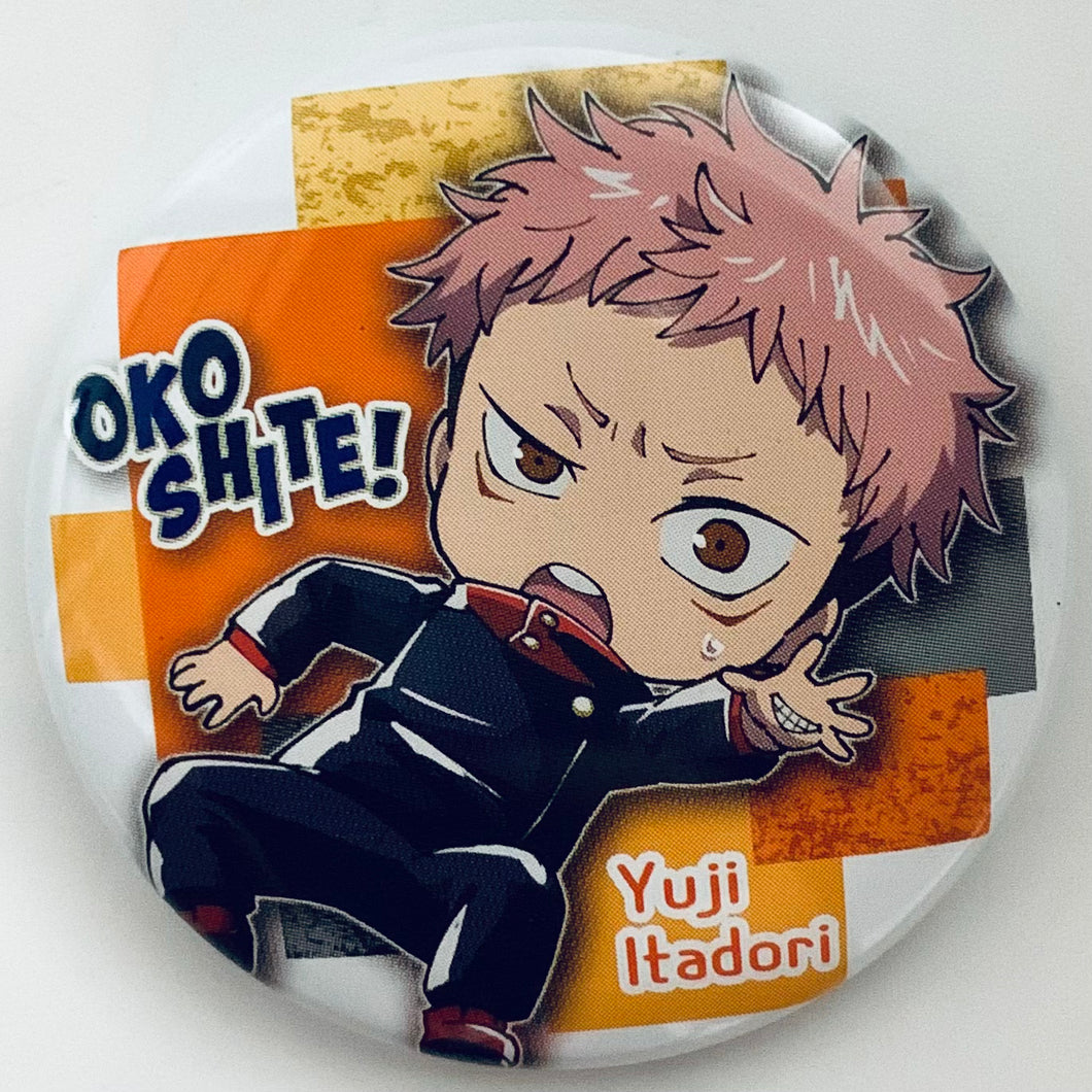 Jujutsu Kaisen - Itadori Yuuji - Okoshite! Defo Can Badge