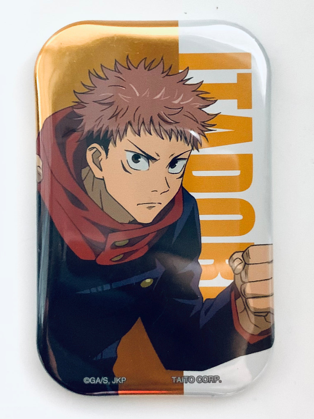 Jujutsu Kaisen - Itadori Yuuji - Square Metallic Can Badge