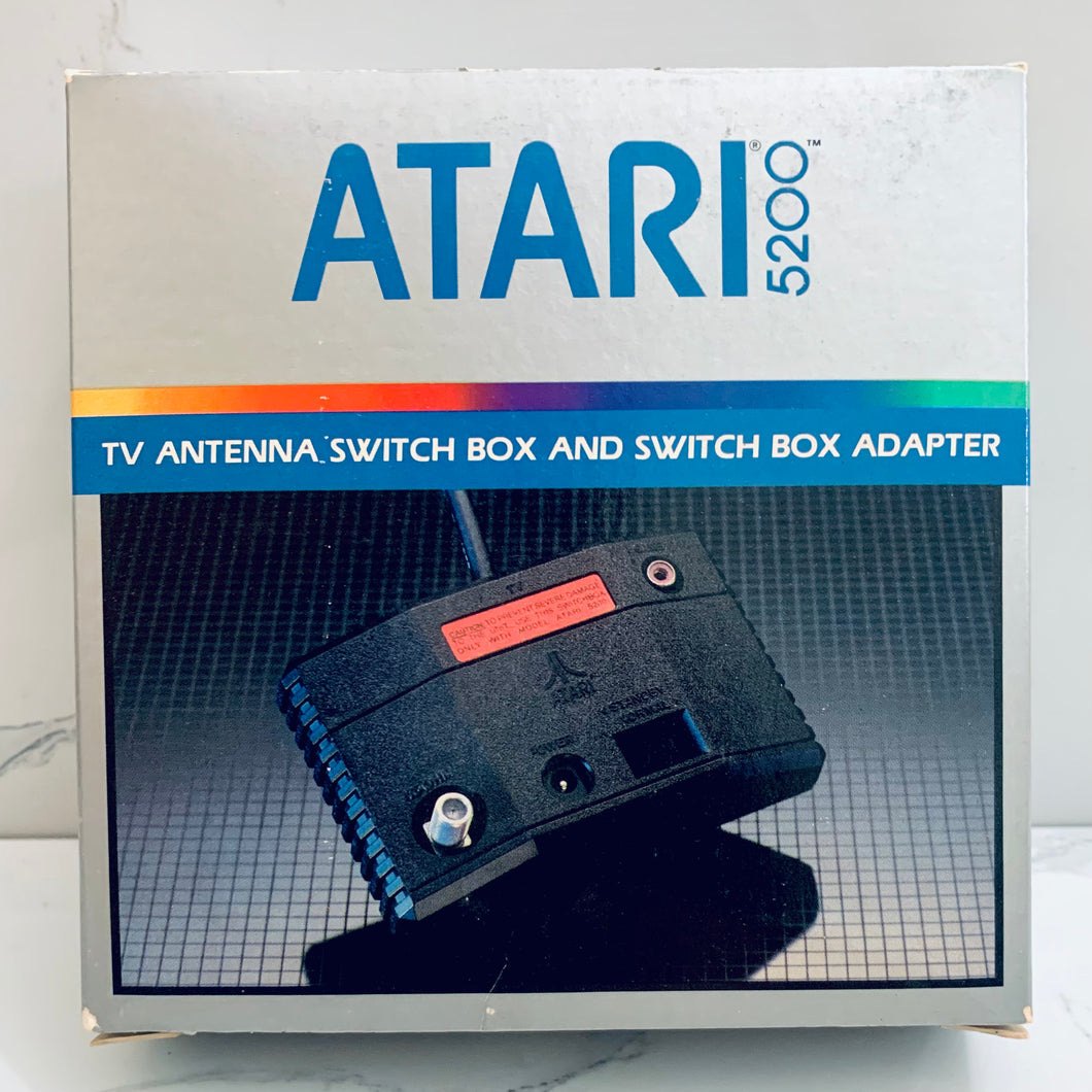 TV Antenna Switch Box & Switch Box Adapter - Atari 5200 - Brand New