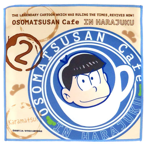 Osomatsu-San - Matsuno Karamatsu - Osomatsu-san Cafe in HARAJUKU Microfiber Towel