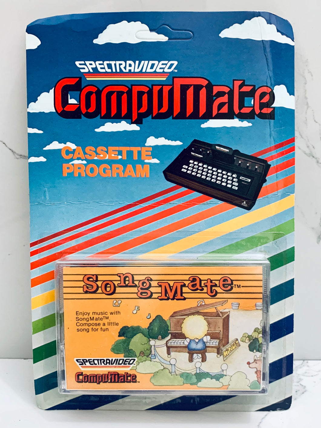 SongMate - CompuMate Cassette Program - Atari VCS 2600 - NTSC - Brand New