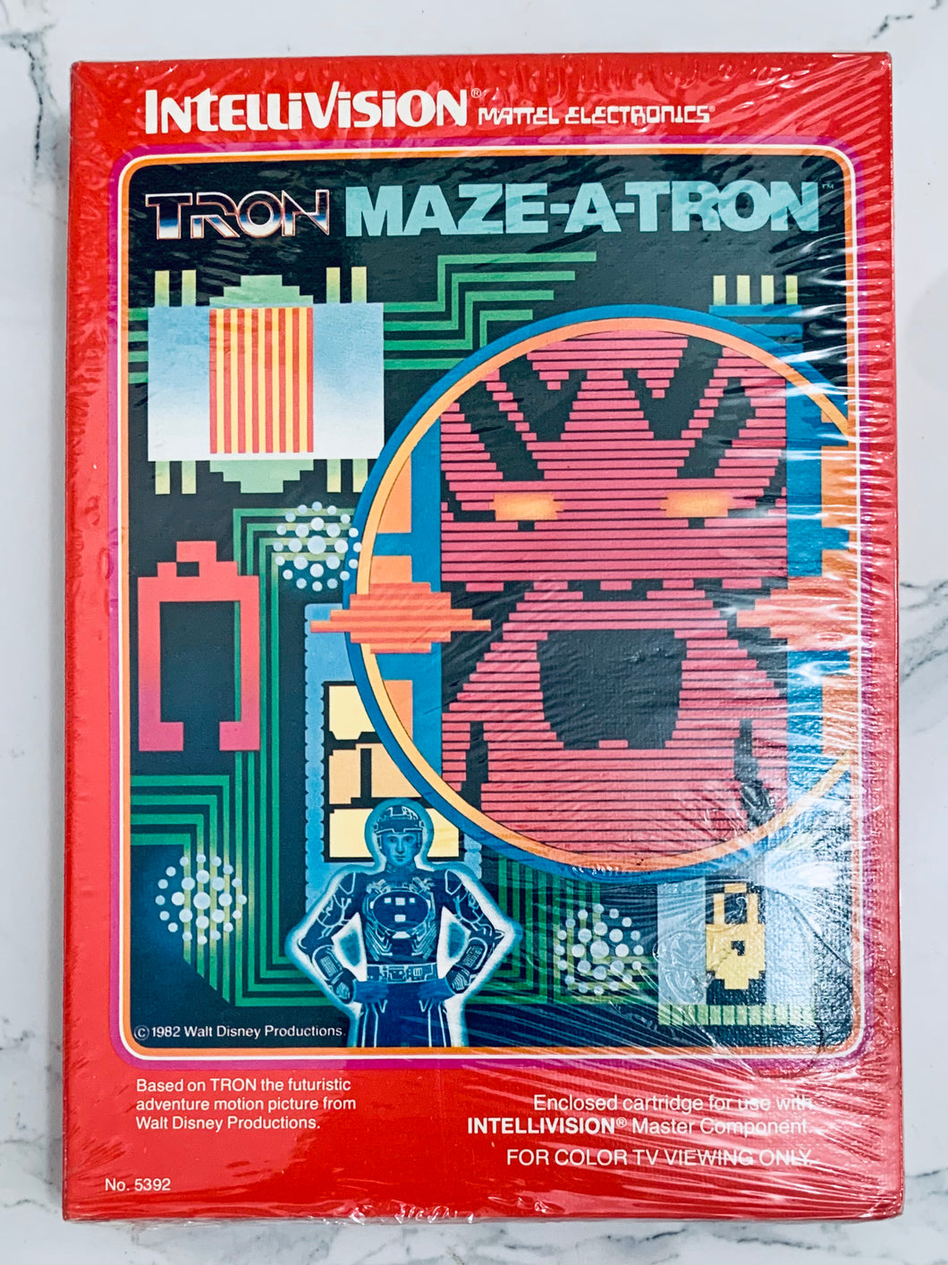 Tron Maze-A-Tron - Mattel Intellivision - NTSC - Brand New - Gatefold Cover