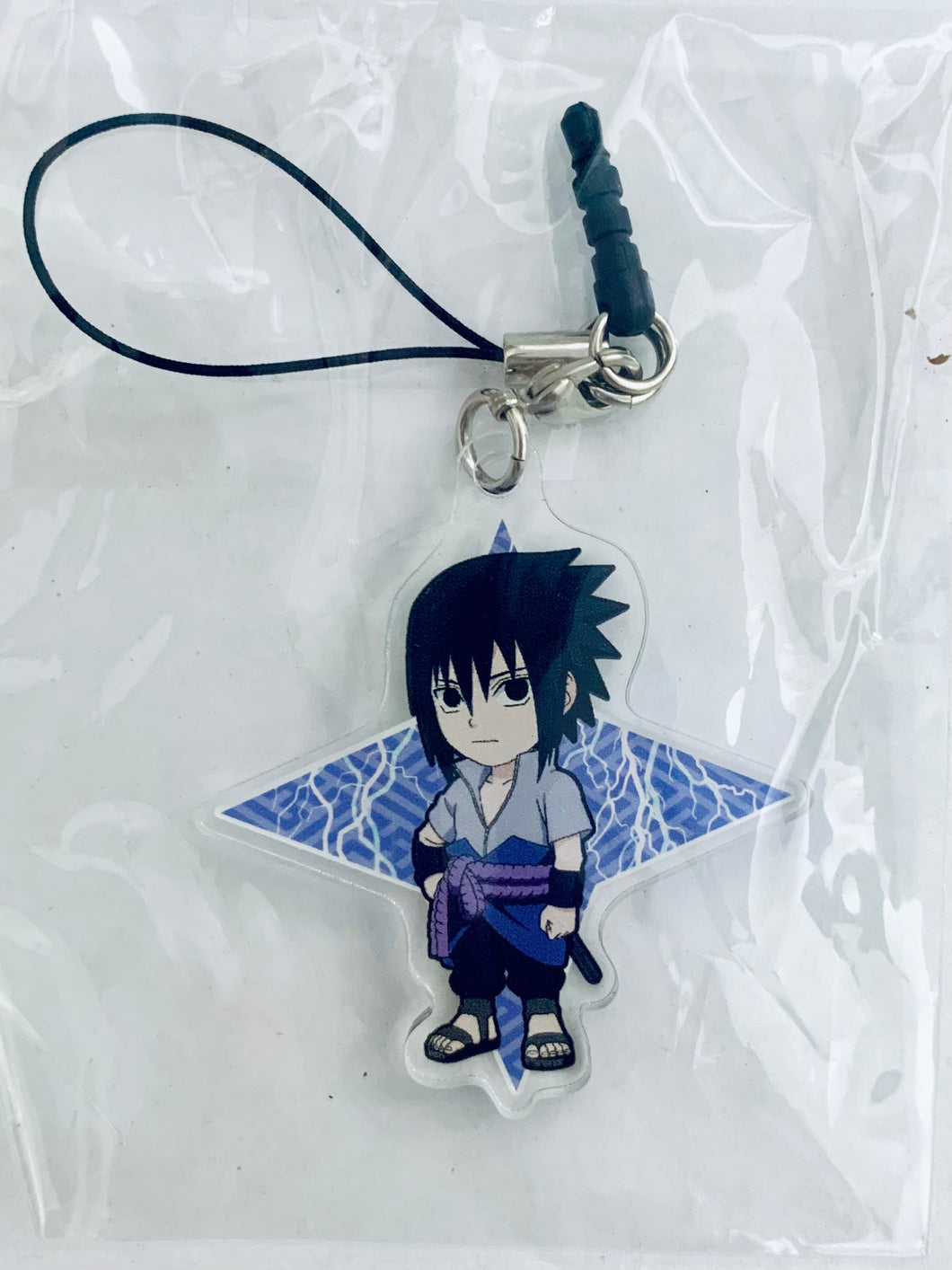 Naruto Shippuden - Uchiha Sasuke - Earphone Jack Accessories - Acrylic Strap
