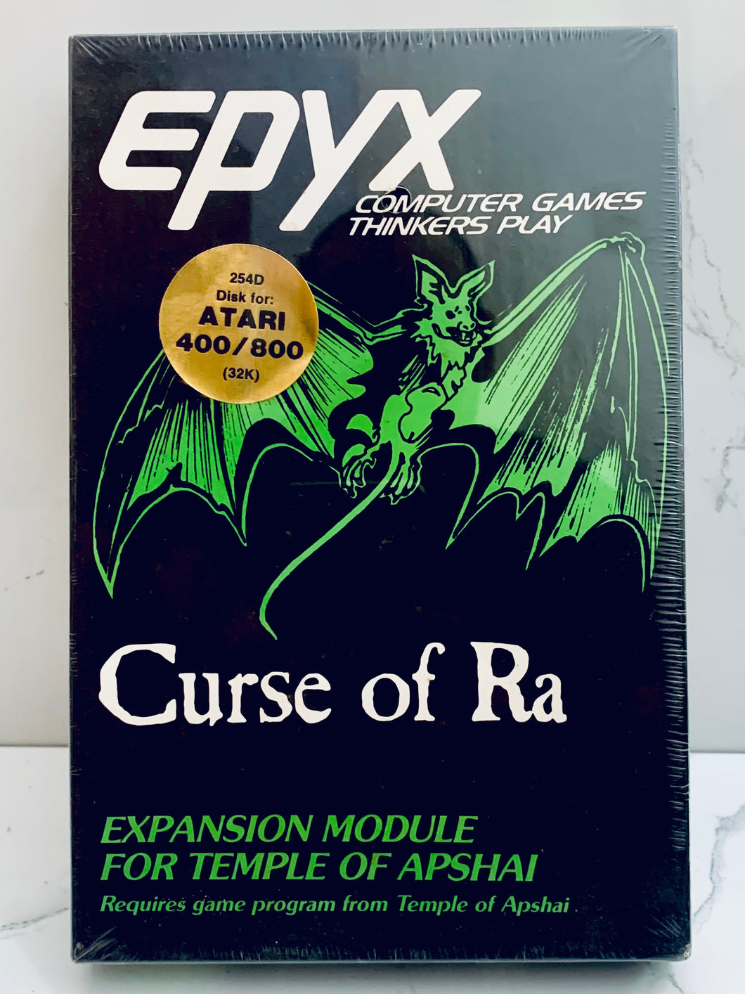 Dunjonquest Curse of Ra - Atari 400/800 - 32K Diskette - NTSC - Brand New