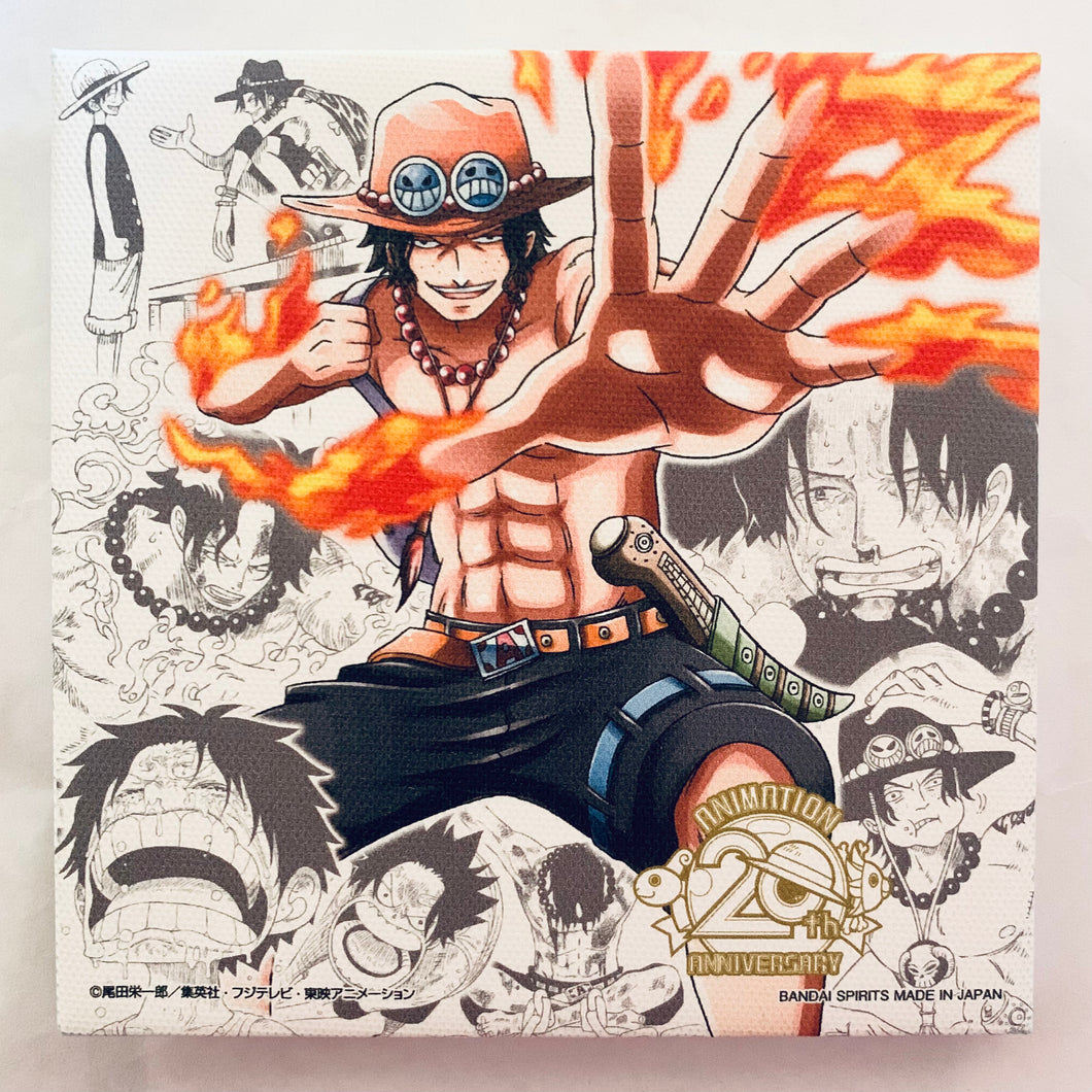 One Piece - Monkey D. Luffy - Portgas D. Ace - Canvas Board - Ichiban Kuji OP Takumi no Keifu - Sumishiki Kai Gi (H Prize)