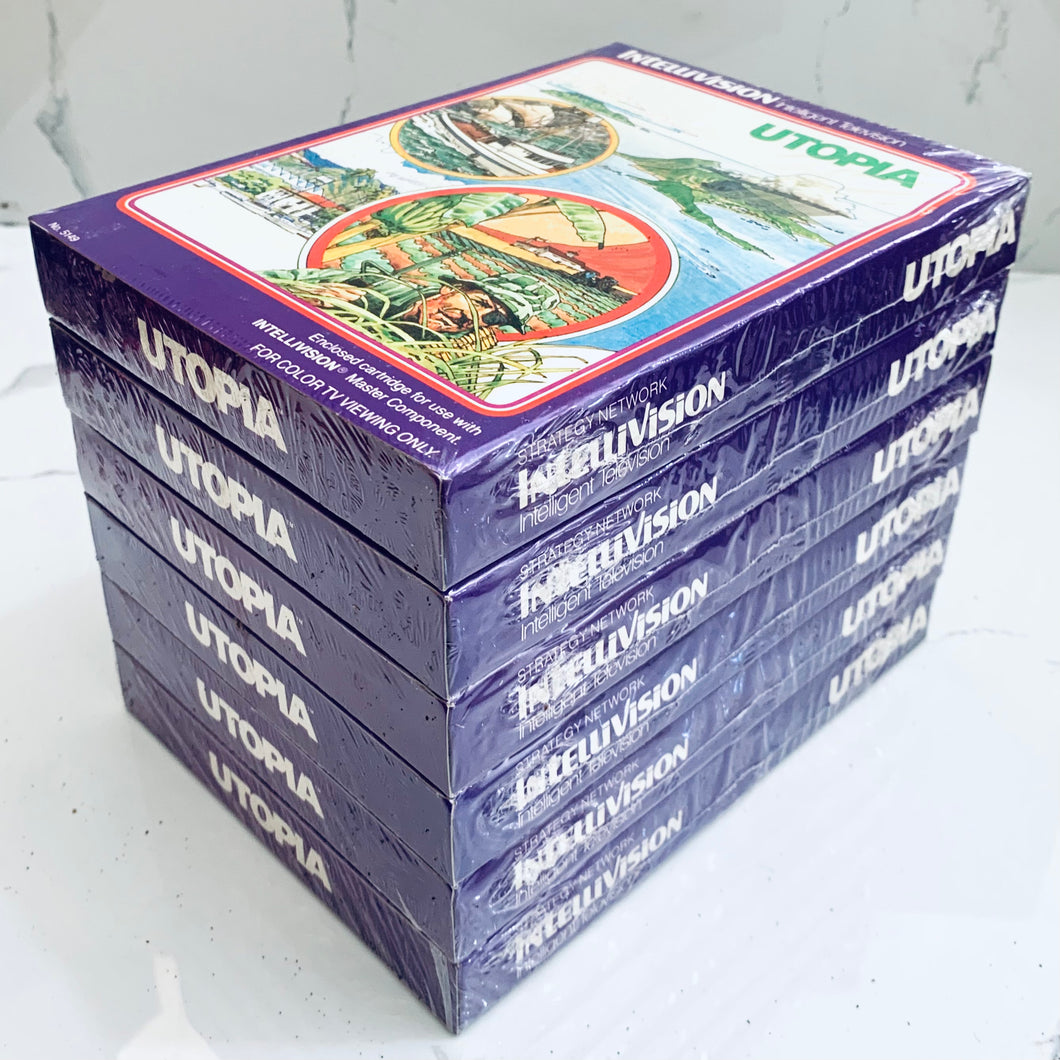 Utopia - Mattel Intellivision - NTSC - Brand New (Box of 6)