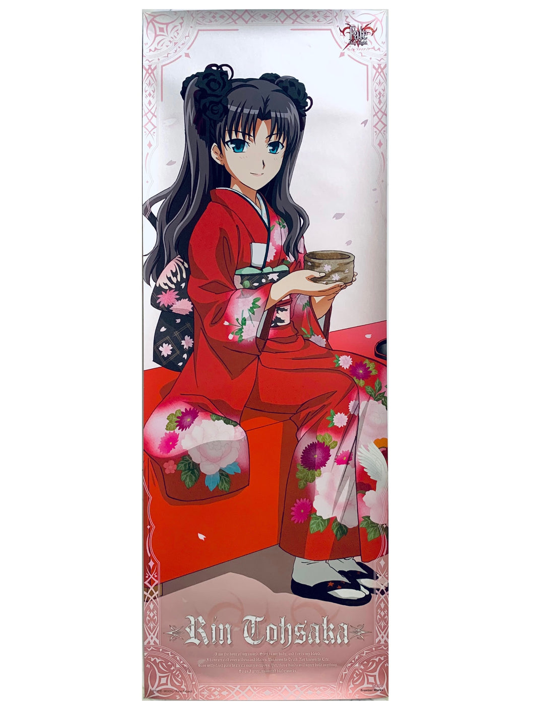 Fate/Stay Night - Tohsaka Rin - F/sn Trading Clip Poster - Stick Poster - Silver Ver.