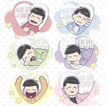 Load image into Gallery viewer, Osomatsu-san - Heart Can Badge - Chara Badge Collection (Set of 6)
