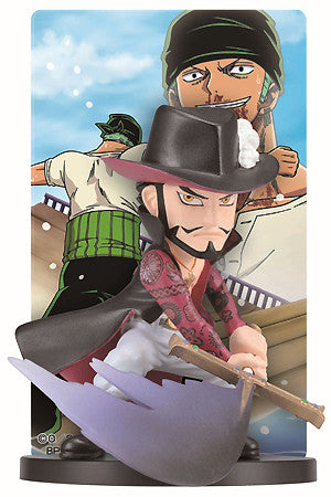 One Piece - Dracule Mihawk - Roronoa Zoro - Card Stand Figure - Ichiban Kuji OP Memories (I Prize)