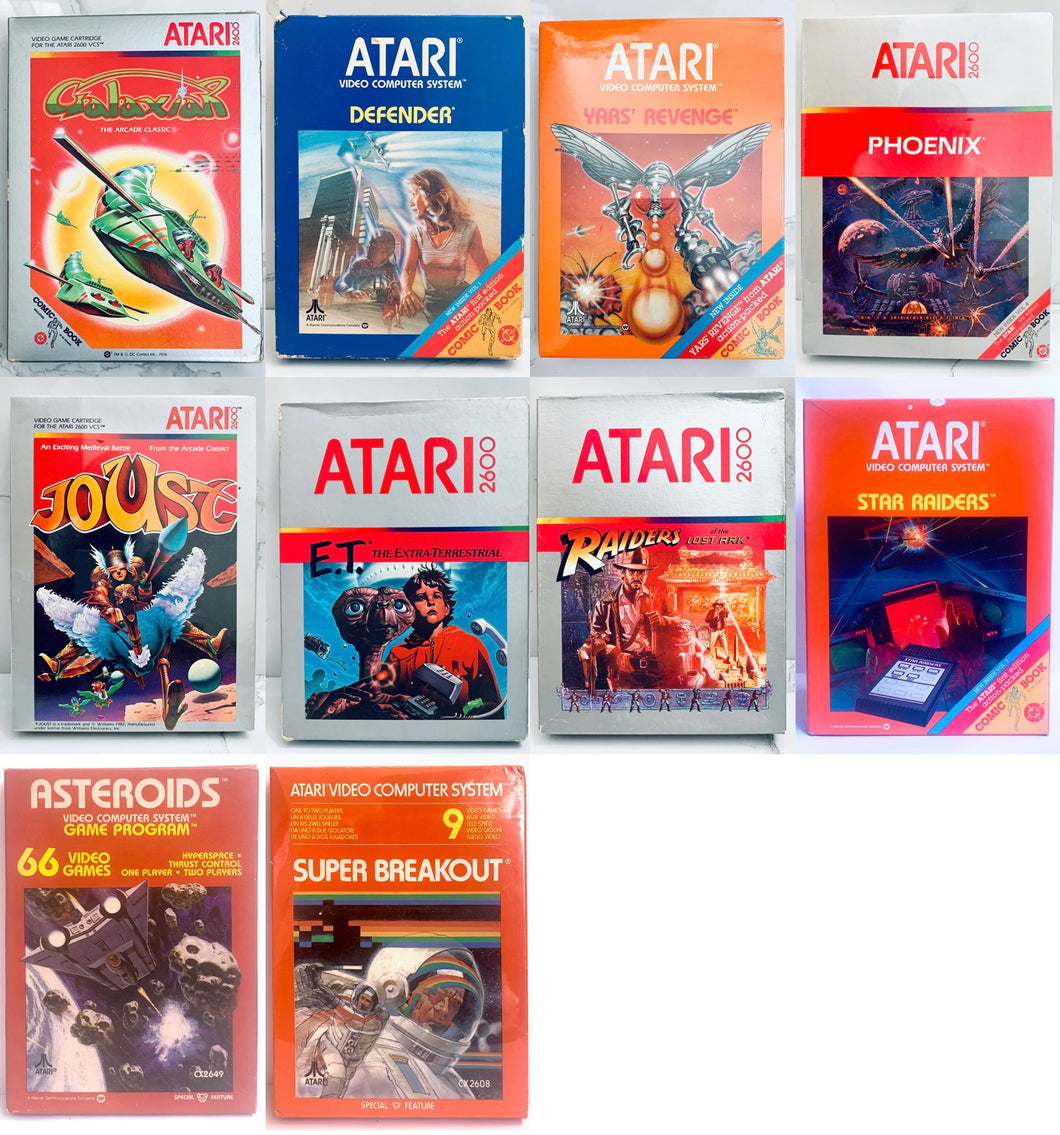 Set of 11 Atari Inc. Games - Atari 2600 VCS - NTSC - Brand New