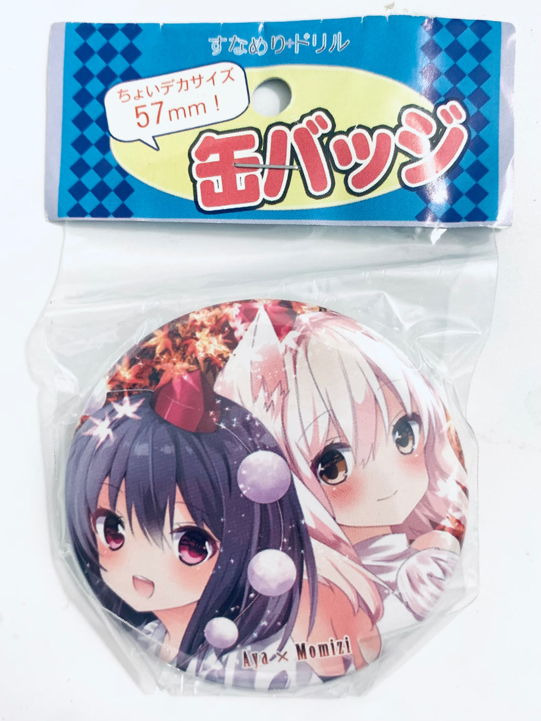 Touhou Project - Nanase Shameimaru & Kabinose - Can Badge