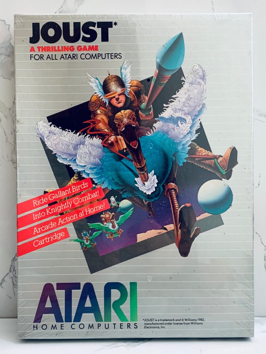 Joust - Atari 400/800 - 16K Cartridge - NTSC - Brand New