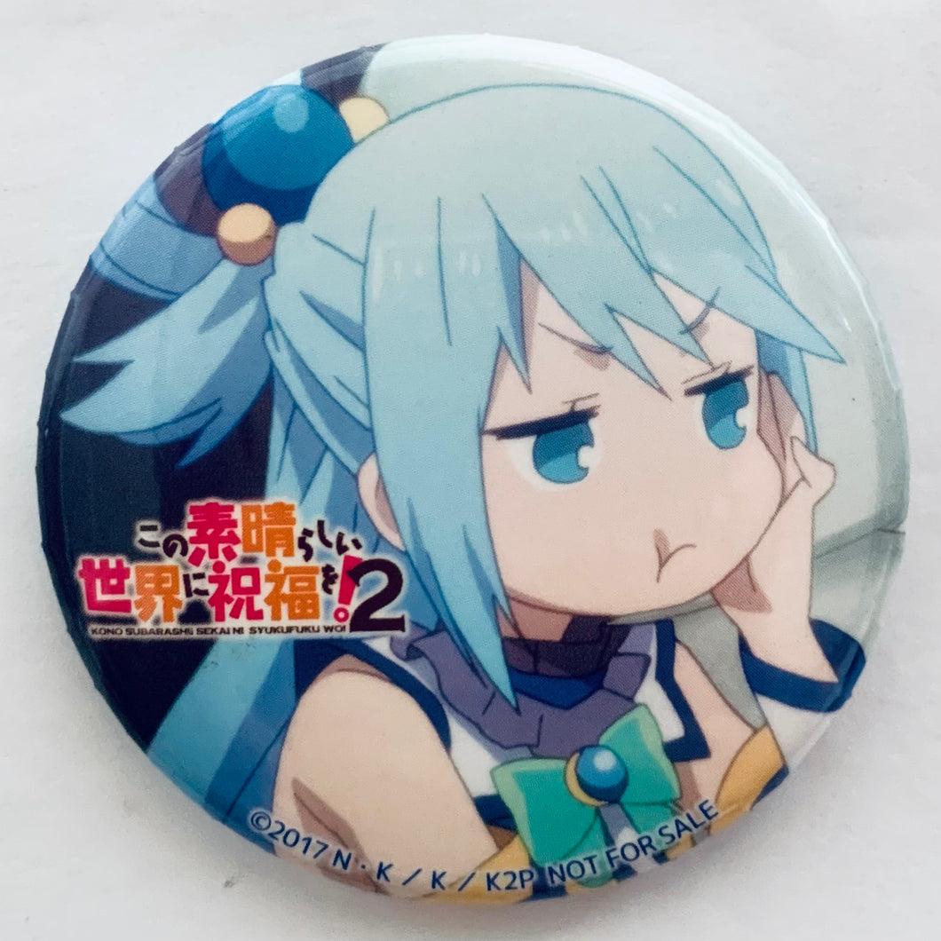 Kono Subarashii Sekai ni Shukufuku o! 2 / Konosuba 2 - Aqua - Promo Can Badge