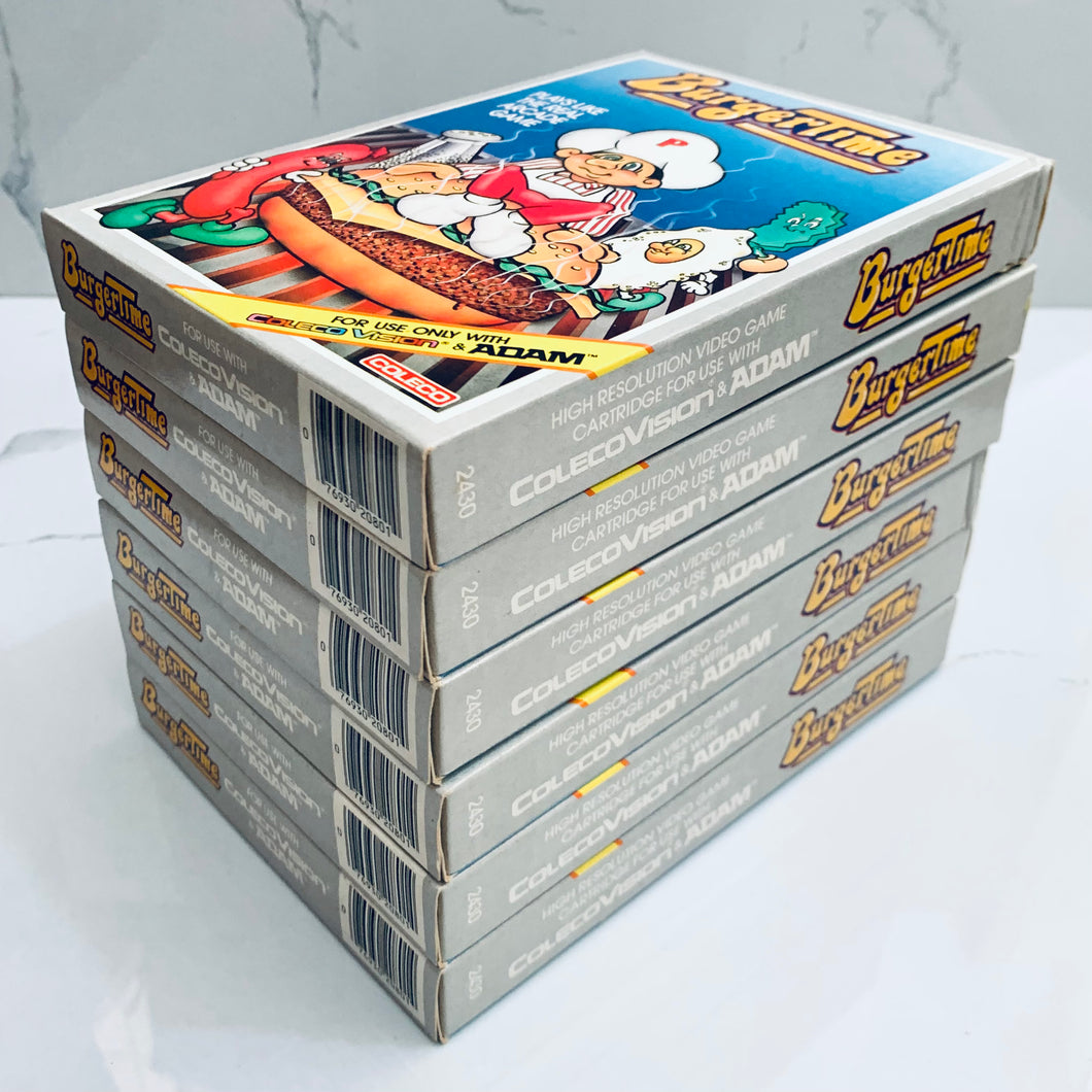 BurgerTime - Colecovision - NTSC - Brand New (Box of 6)