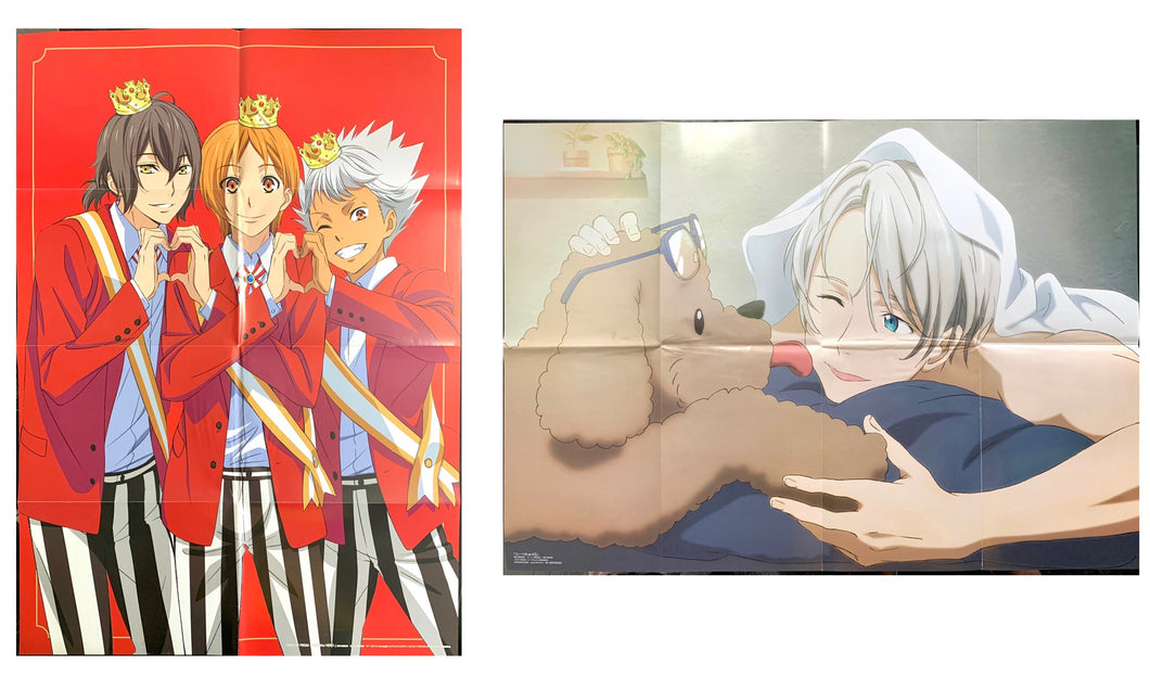 Yuri!!! on Ice / KING OF PRISM -PRIDE the HERO - B2 Double-sided Poster - spoon.2Di vol.2 Appendix