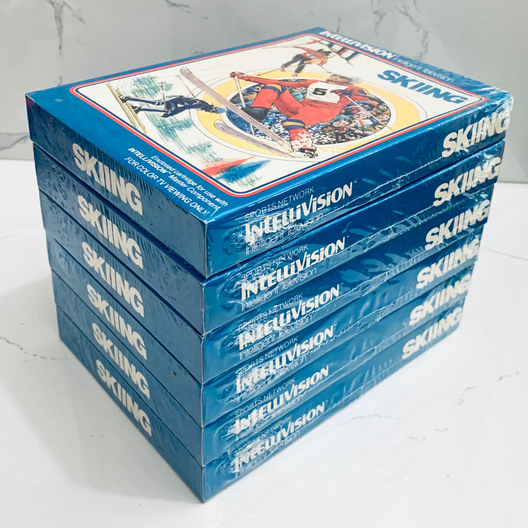Skiing - Mattel Intellivision - NTSC - Brand New (Box of 6)