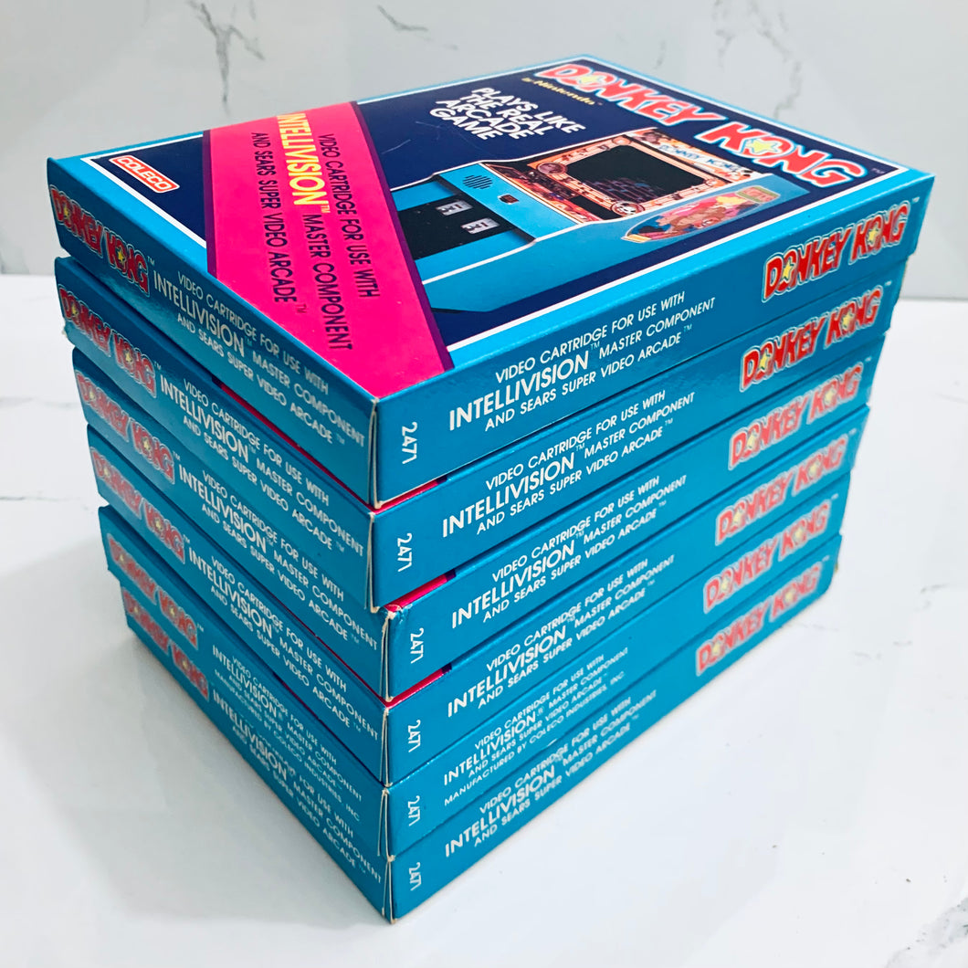 Donkey Kong - Mattel Intellivision - NTSC - Brand New (Box of 6)