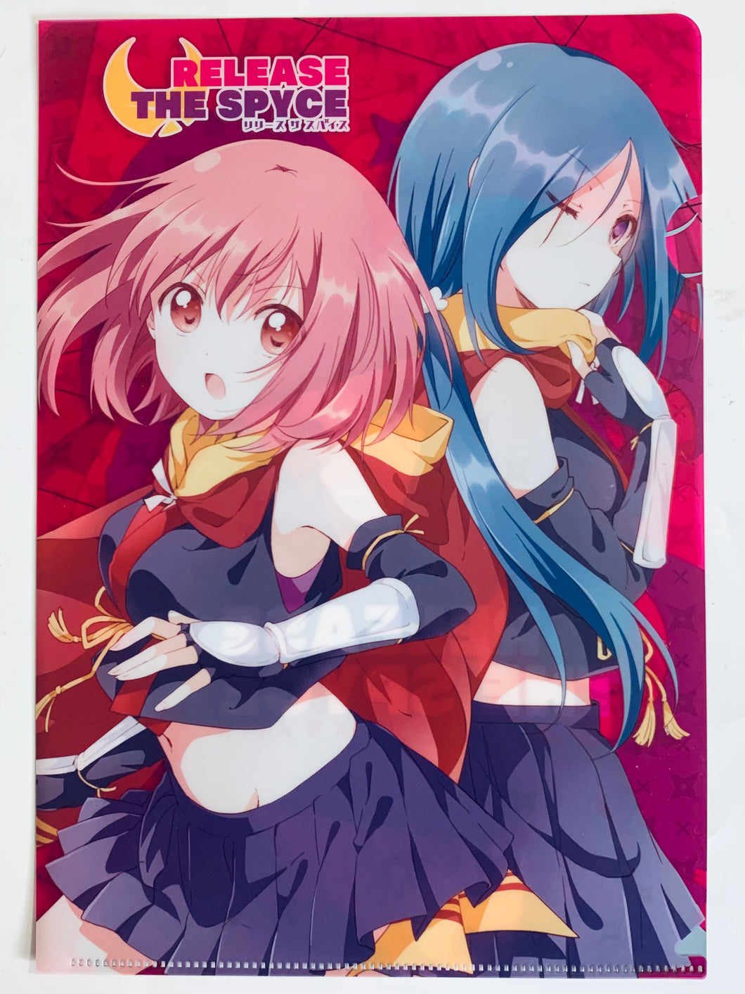 RELEASE THE SPYCE - Minamoto Momo & Hanzoumon Yuki - B5 Clear File - Dengeki G's Comic March 2018 Vol.46