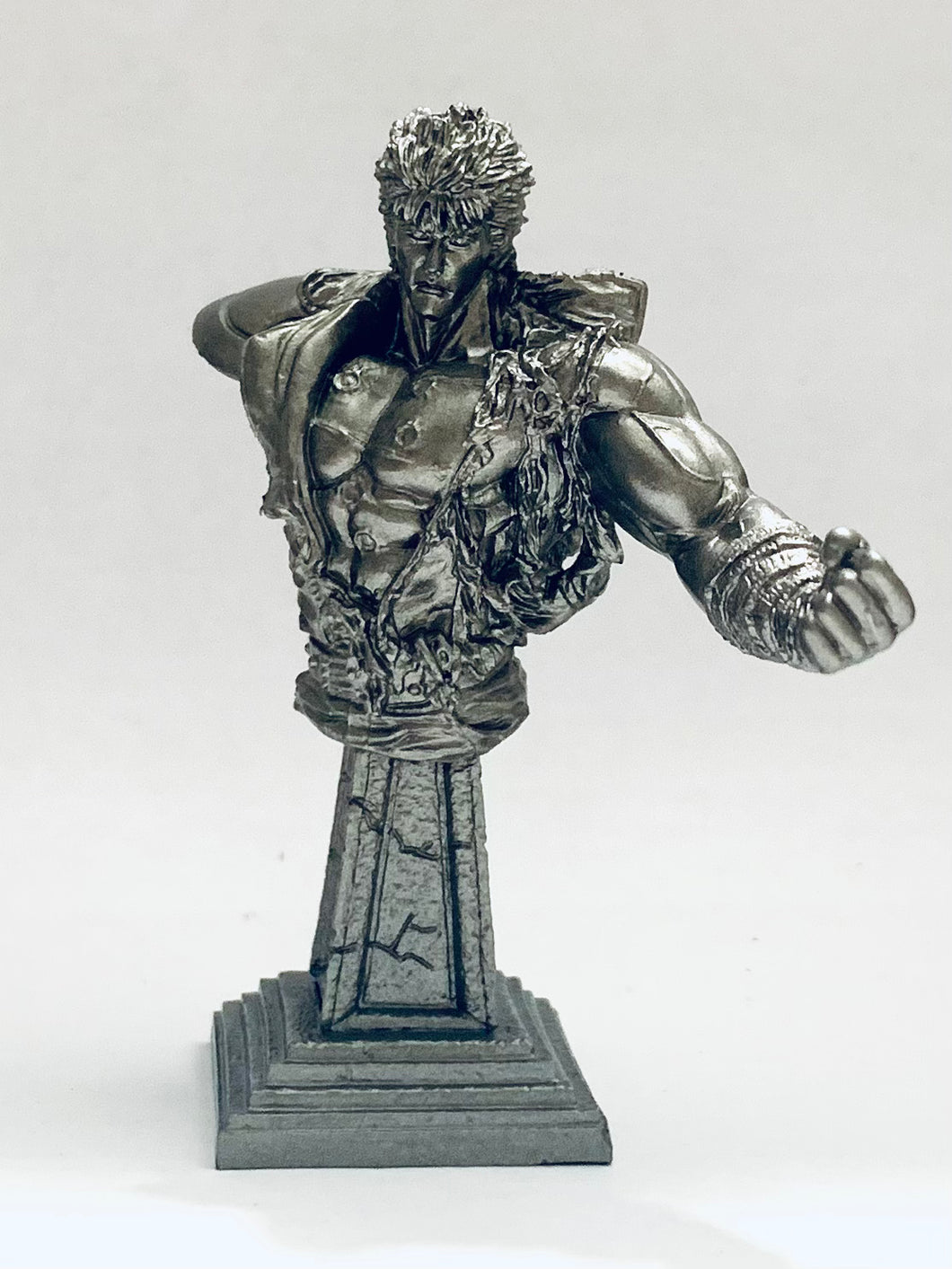 Hokuto no Ken - Kenshirou Bust (Silver) - Fist of the North Star Legend of Raoh Chapter of Martyrity - Kaiyodo Figure Collection Part 1