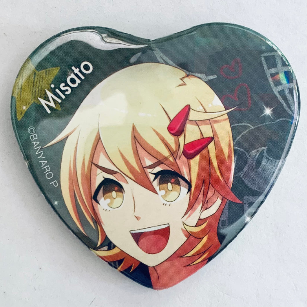 BAND YAROUZE! Misato BREAK! Heart Can Badge Action Vol. 2 Namco Chara Pop Store