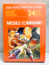 Cargar imagen en el visor de la galería, Missile Command - Atari VCS 2600 - NTSC - Brand New (Box of 6)
