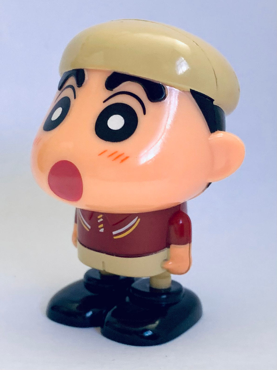 Crayon Shin-chan - Nohara Shinnosuke - Tokotoko Mainspring Toy Jumping Mascot - Sukiya Uniform ver.