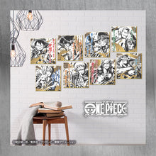 Load image into Gallery viewer, One Piece - Shikishi Complete Set (8 pieces) - Famous Colored Paper - Ichiban Kuji OP ~Kyoudai no Kizuna~ (G Prize)
