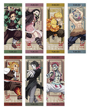 Load image into Gallery viewer, Gekijouban Kimetsu no Yaiba: Mugen Ressha-hen - Tanjirou, Nezuko, Zenitsu, Inosuke, Rengoku, Akaza &amp; Enmu - &quot;Kimetsu x Animate Fair&quot; Ticket-style Bookmark Set
