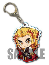 Cargar imagen en el visor de la galería, Kimetsu no Yaiba - Rengoku Kyoujurou - Acrylic Keychain - Gyugyutto
