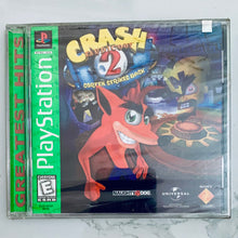 Load image into Gallery viewer, Crash Bandicoot 2: Cortex Strikes Back (Greatest Hits) - PlayStation - PS1 / PSOne / PS2 / PS3 - NTSC - Brand New
