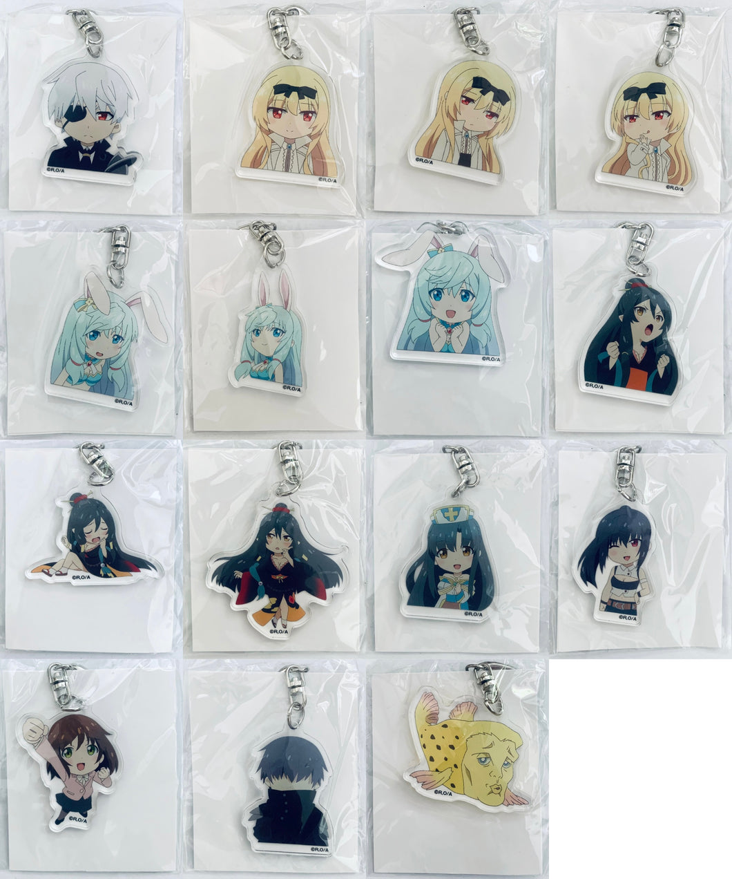Arifureta: From Commonplace to World's Strongest - Acrylic Keychain Set - Rakuten Collection Online Kuji - C Prize (15 Pieces)