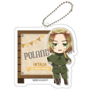 Hetalia The World Twinkle - Poland - Trading Acrylic Keychain - Keyholder