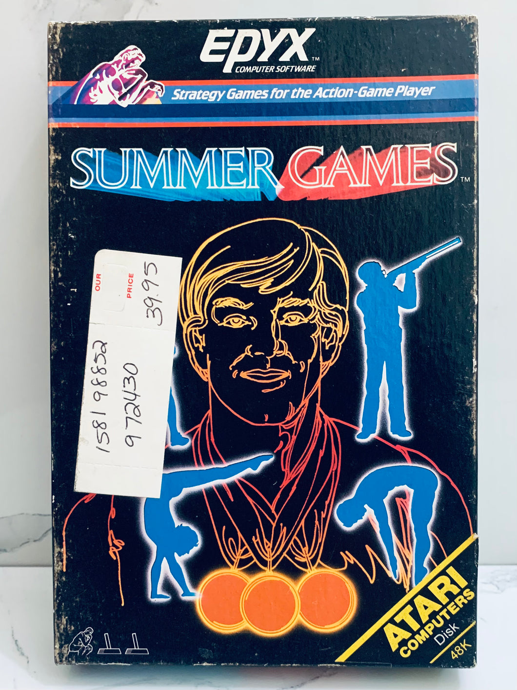 Summer Games - Atari 400/800 - 48K Diskette - NTSC - CIB