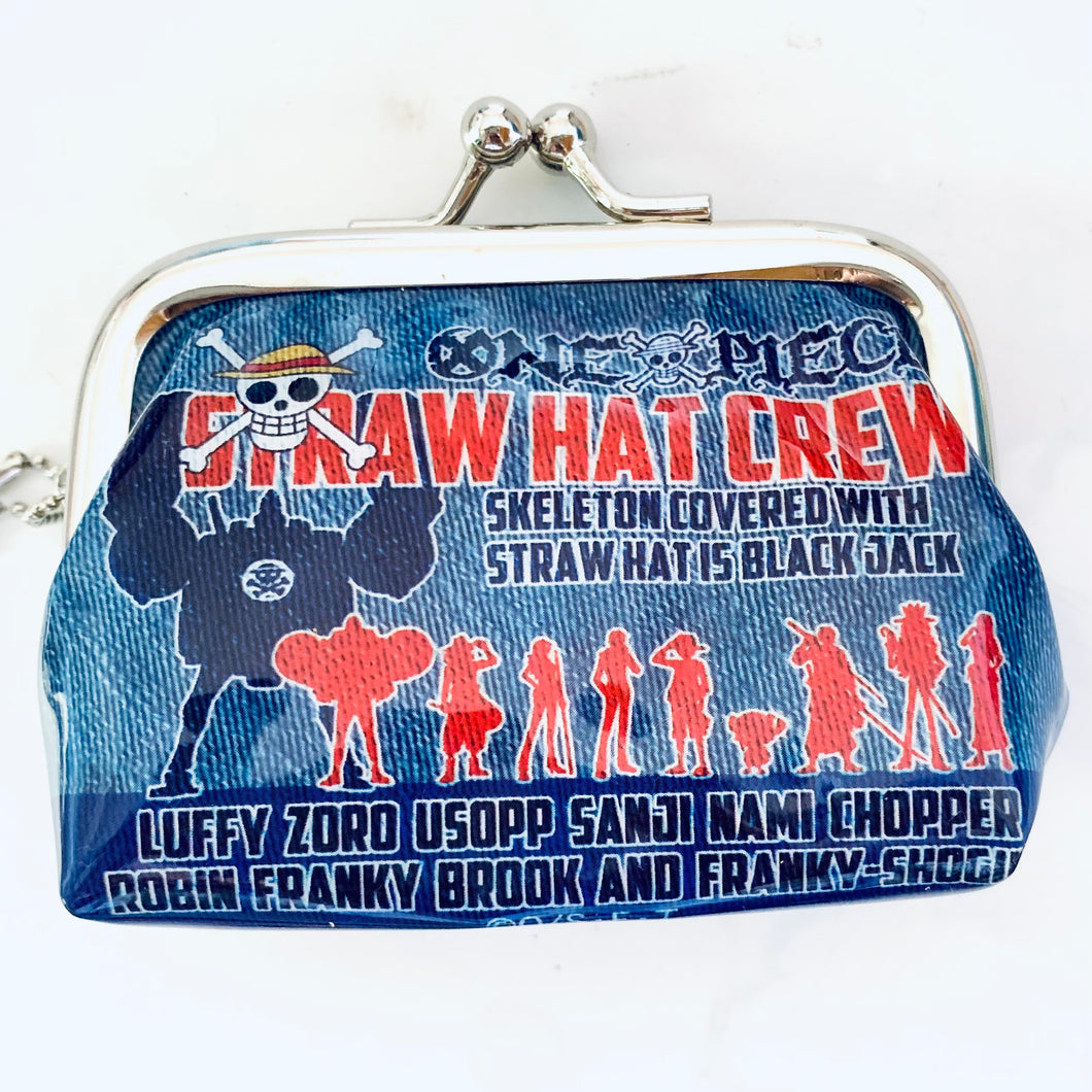 One Piece - Straw Hat Crew - Gamaguchi - Coin Case - Vintage Ver.