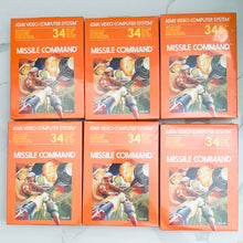 Cargar imagen en el visor de la galería, Missile Command - Atari VCS 2600 - NTSC - Brand New (Box of 6)
