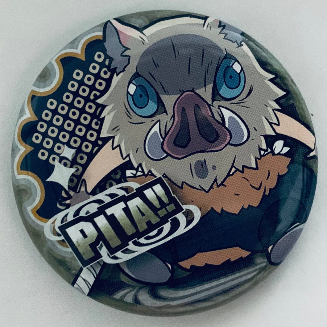 Kimetsu no Yaiba - Hashibira Inosuke - Demon Slayer Pita! Deform Can Badge